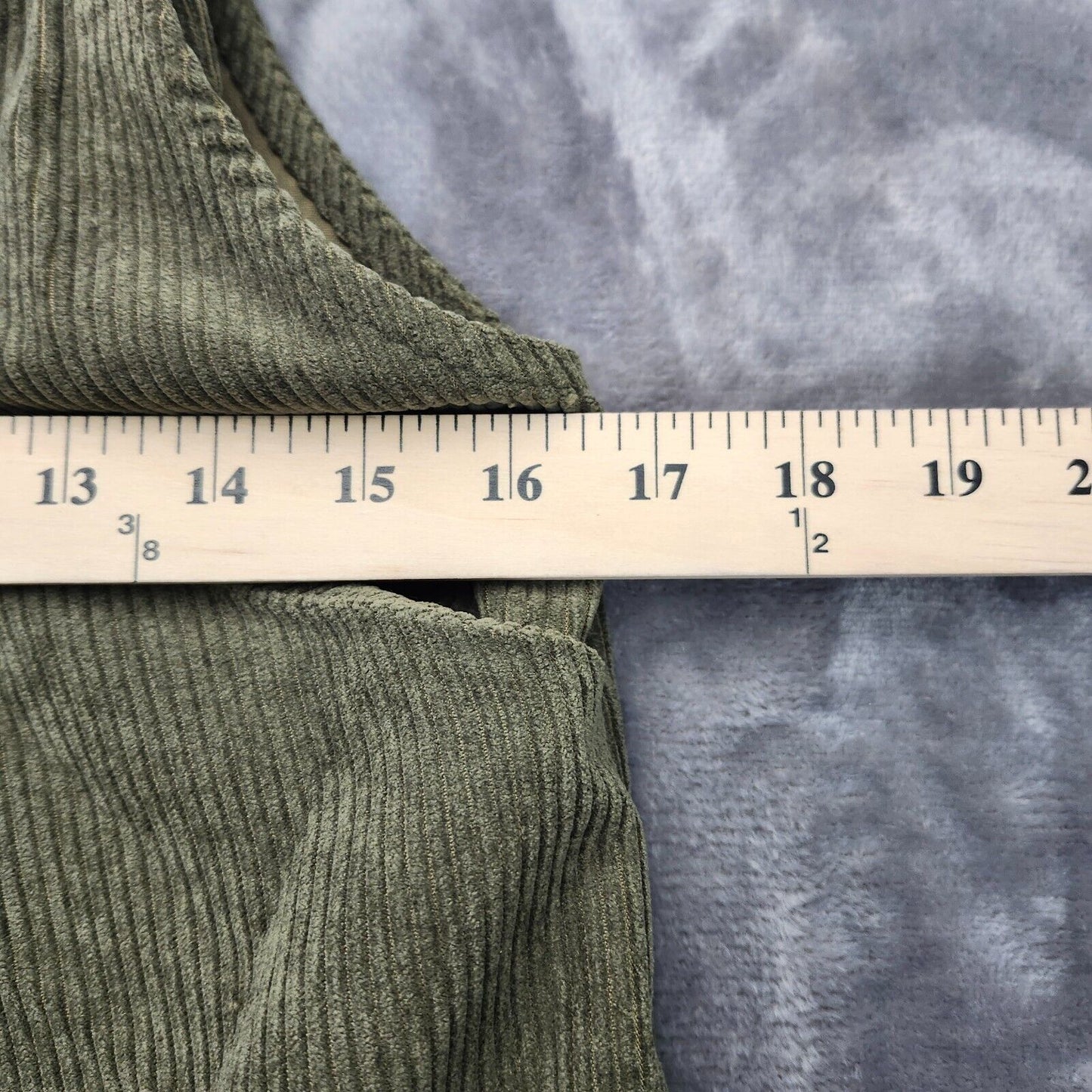 CUPSHE Womens Green Corduroy Square Neck Jumpsuit size M