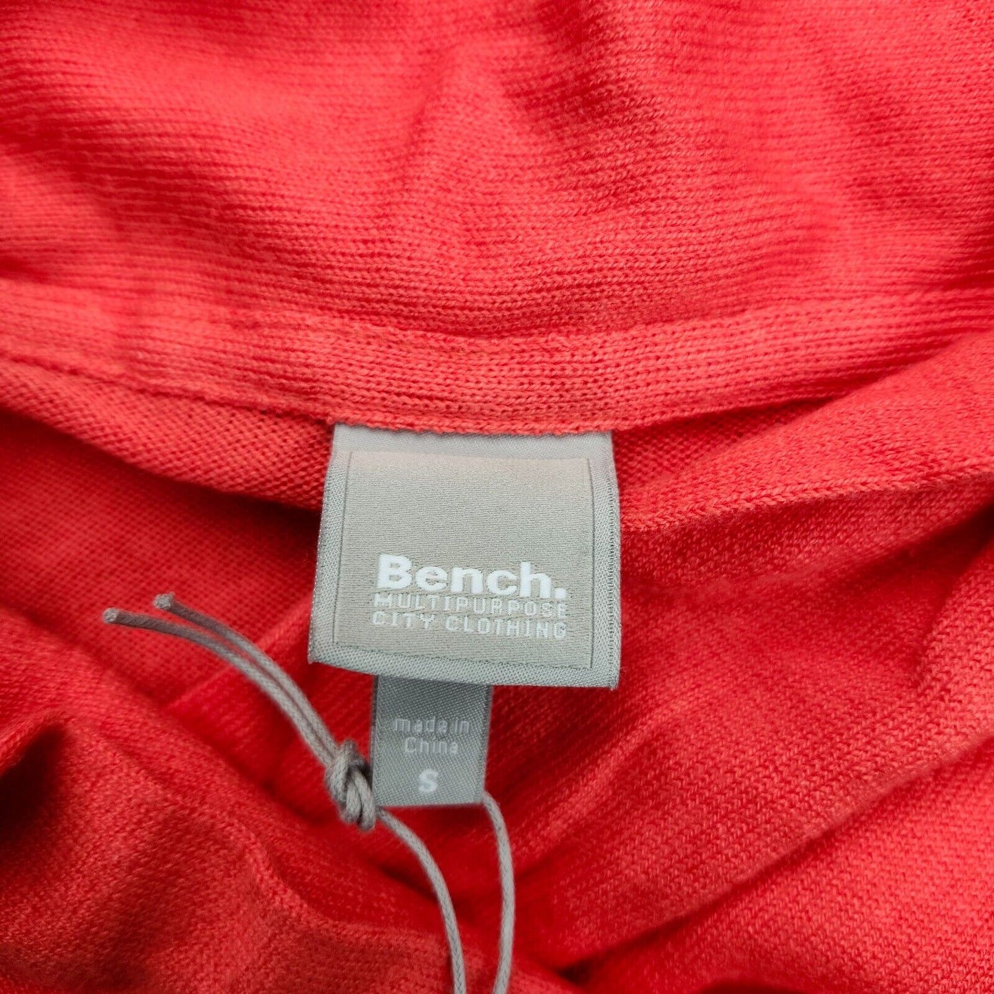 Bench Urban Wear Womens Mock neck Long Sleeve Red Shirt sz SM