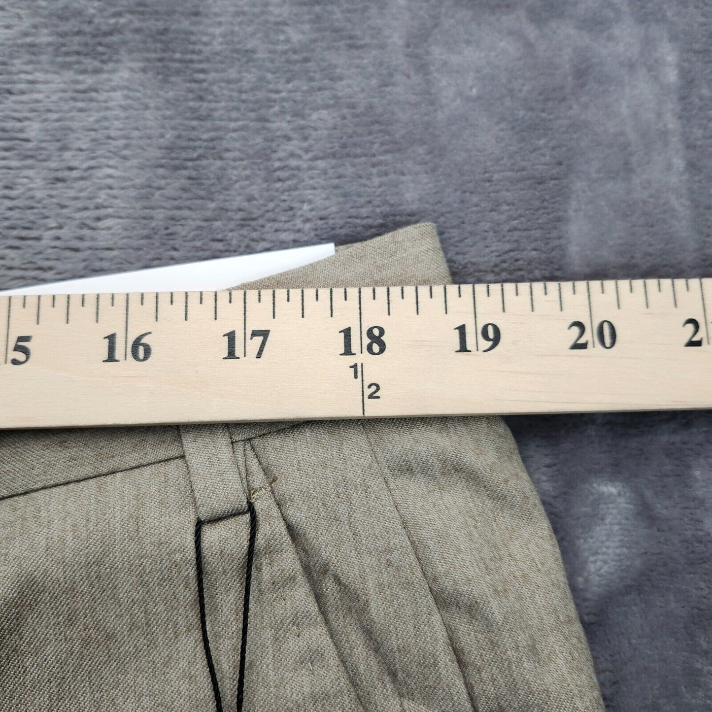 Tayion By Montee Holland Mens Classic-Fit Wool-Blend Dress Pants 38W x 34L