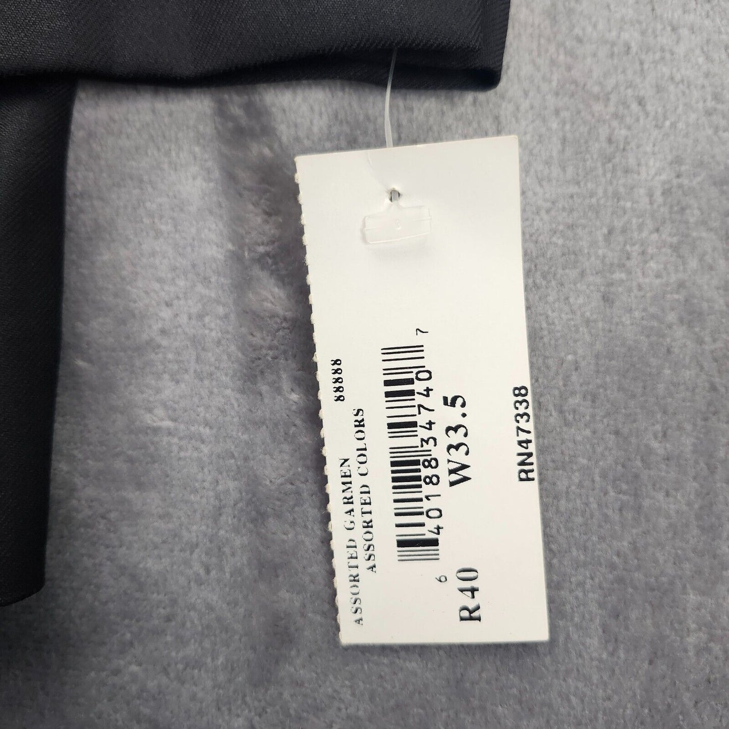 Alfani Men's Wool Blend Black Tuxedo Jacket Size 40R