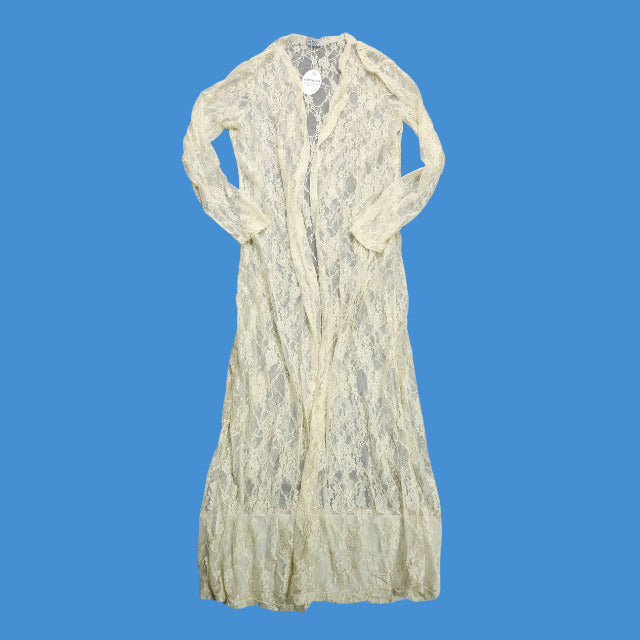 HOTOUCH Womens Long Lace Open Front Coverup XXL
