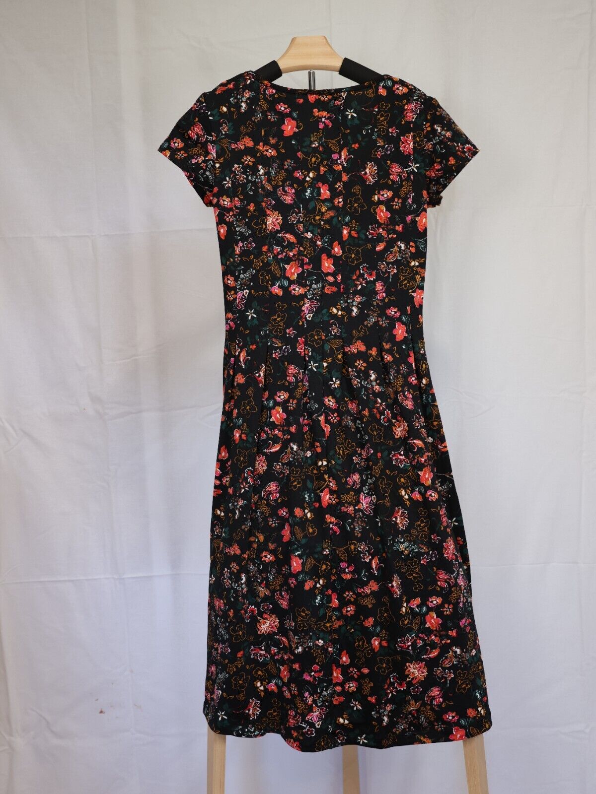NY Collection Petite Printed Dress Short Sleeve Above The Knee Petite XS