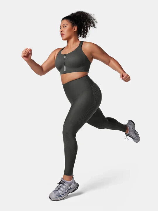 Fanka Body Sculpt Lift n Curve Leggings (Reversible Wear) Dark Gray MED