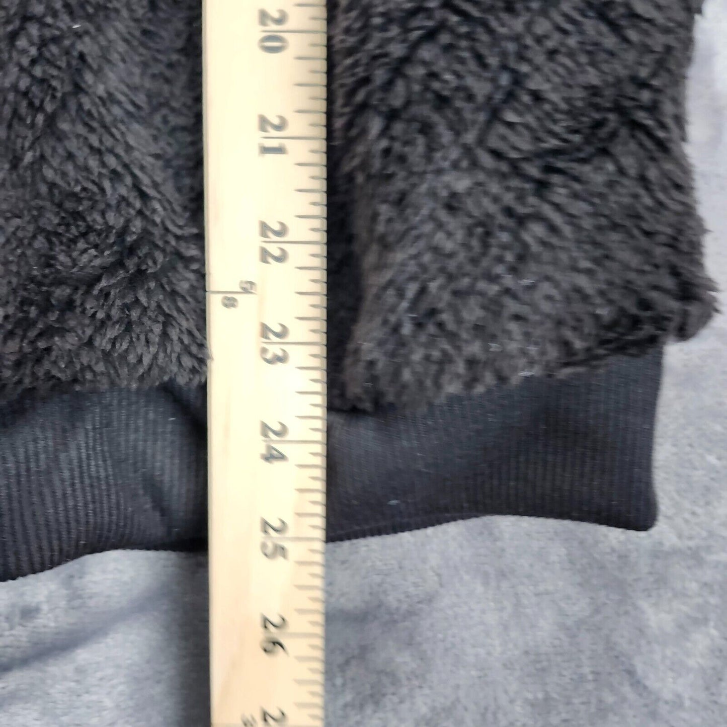 Women Fuzzy Fleece Hoodie Jacket Outwear with Pockets XL