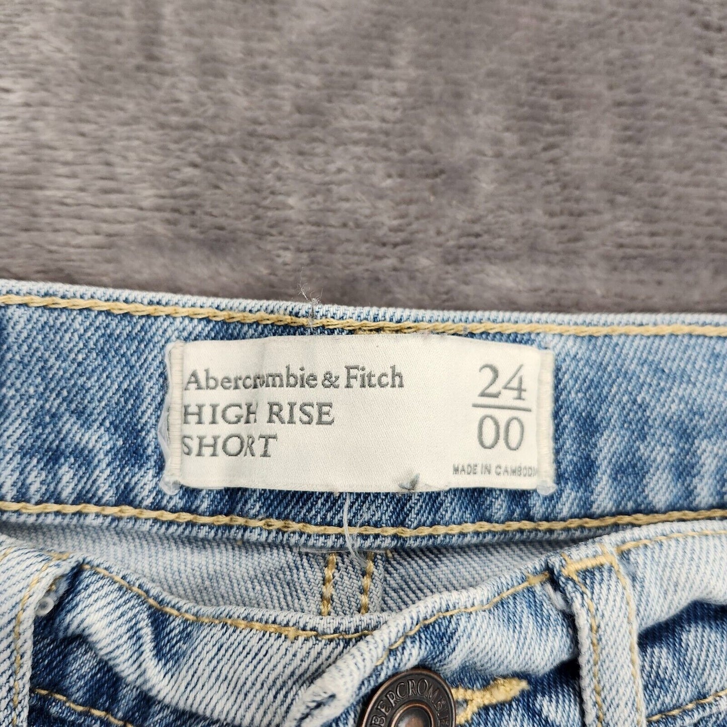 Abercrombie & Fitch Demin Jean HIGH RISE SHORT 24 00