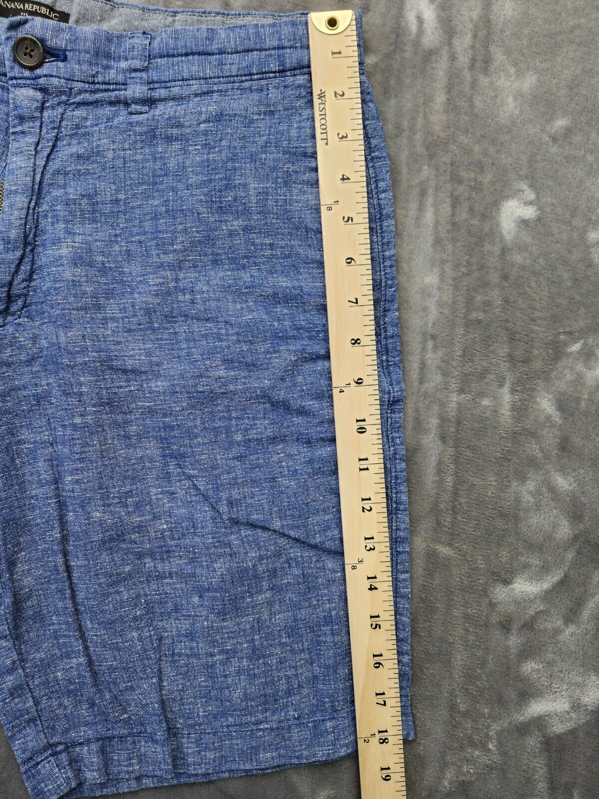 Banana Republic Denim patterned Chino Shorts Size 32
