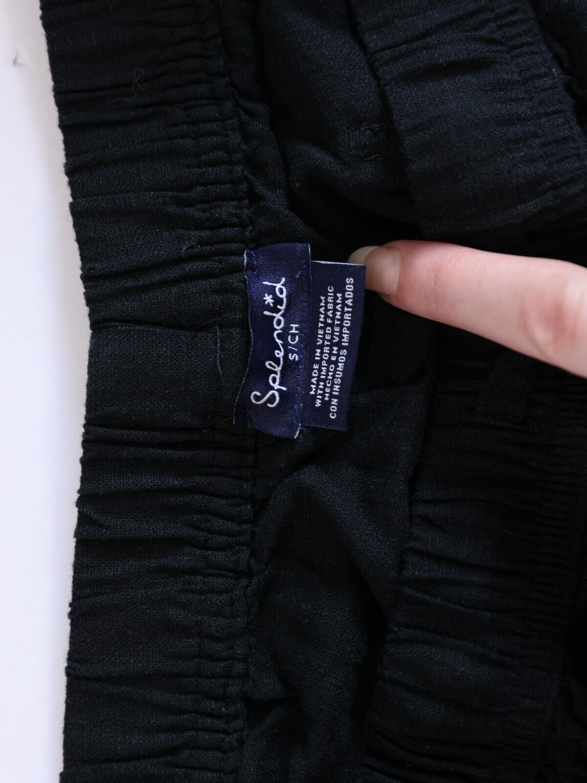 NWT Slendid 100% viscose womens black pants size small