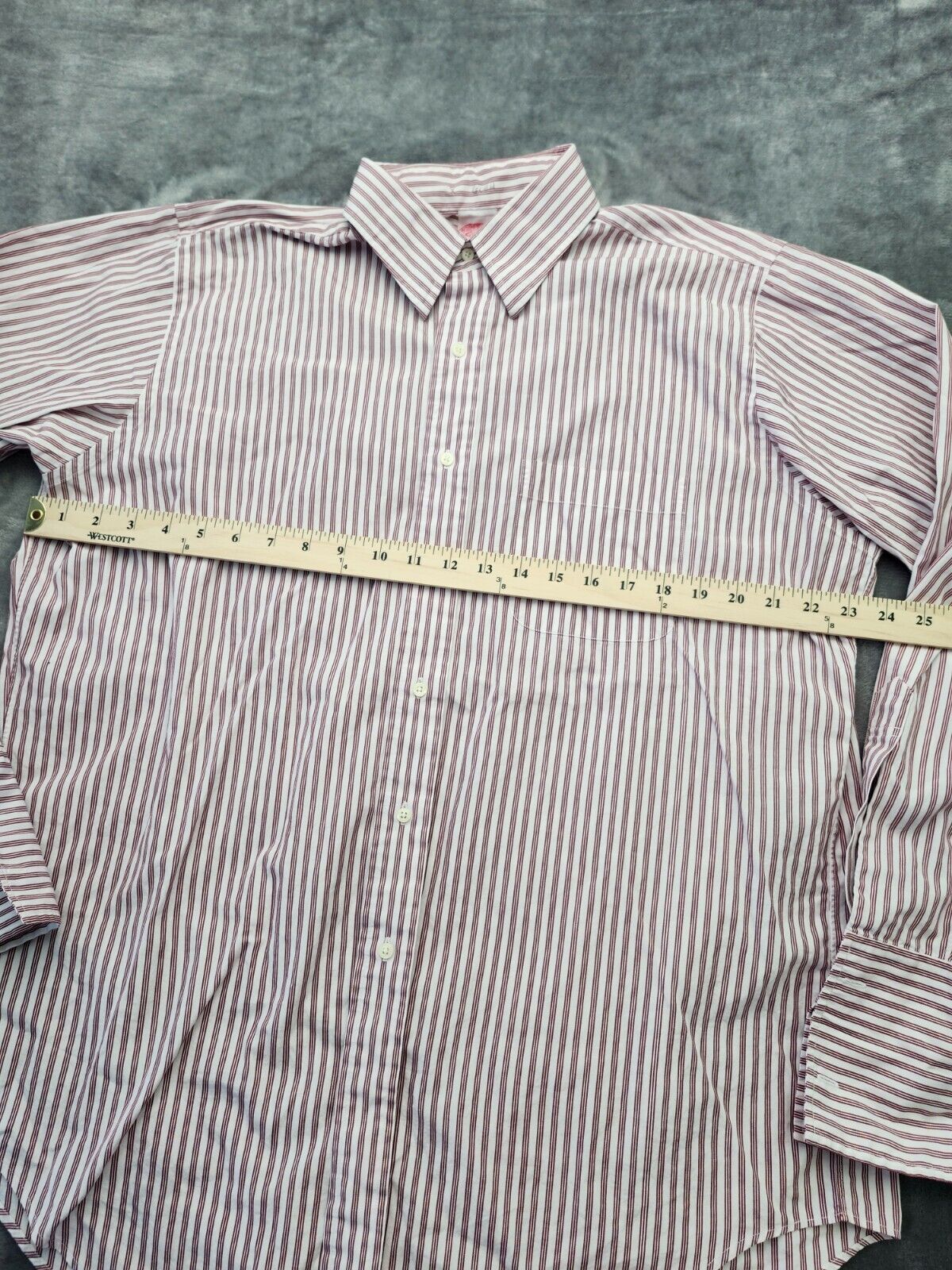 Brooks Brothers 100% cotton size 16.5 red and white candystripe