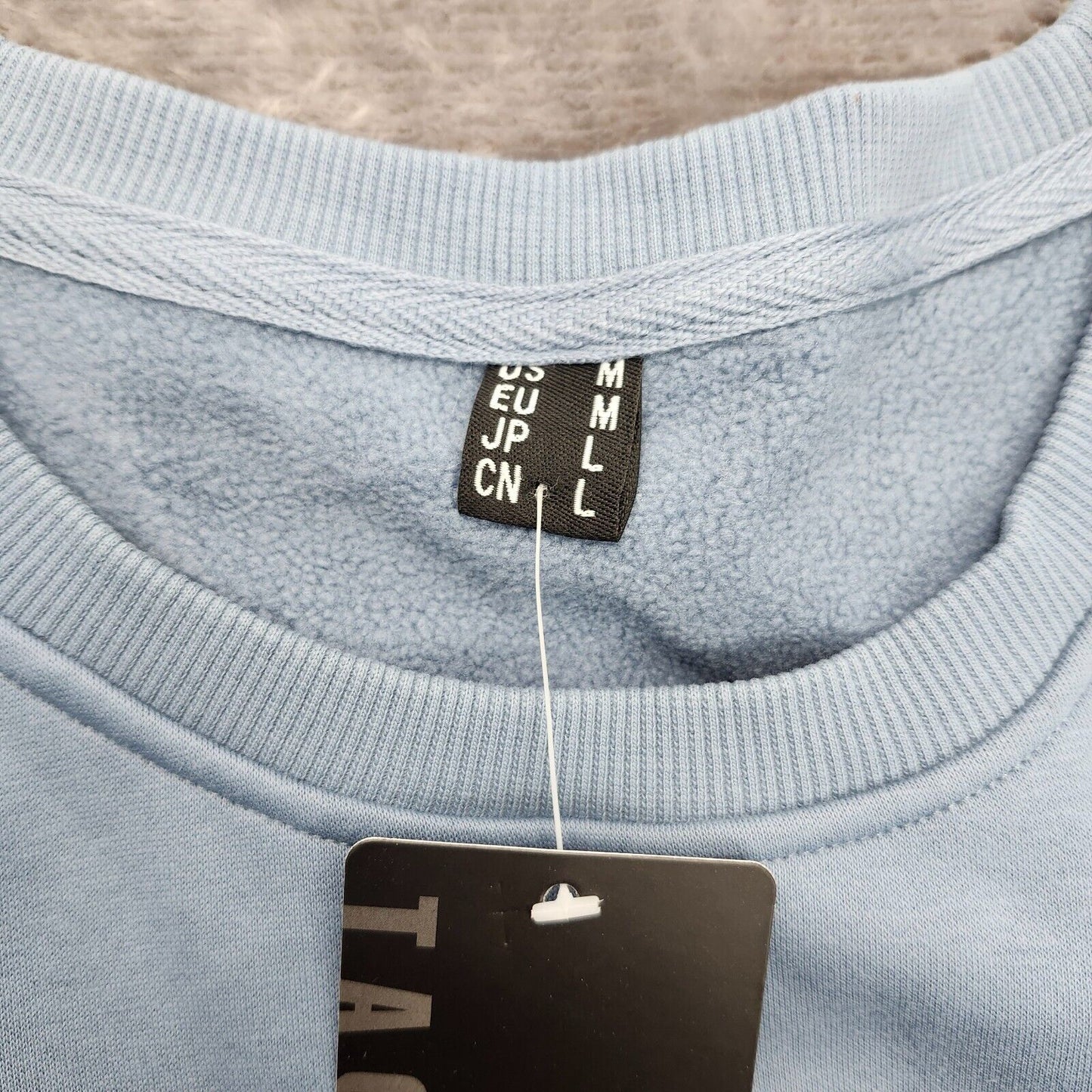 2pack TACVASEN Women's Blue Fleece Crewneck Pullover Sweatshirt Medium