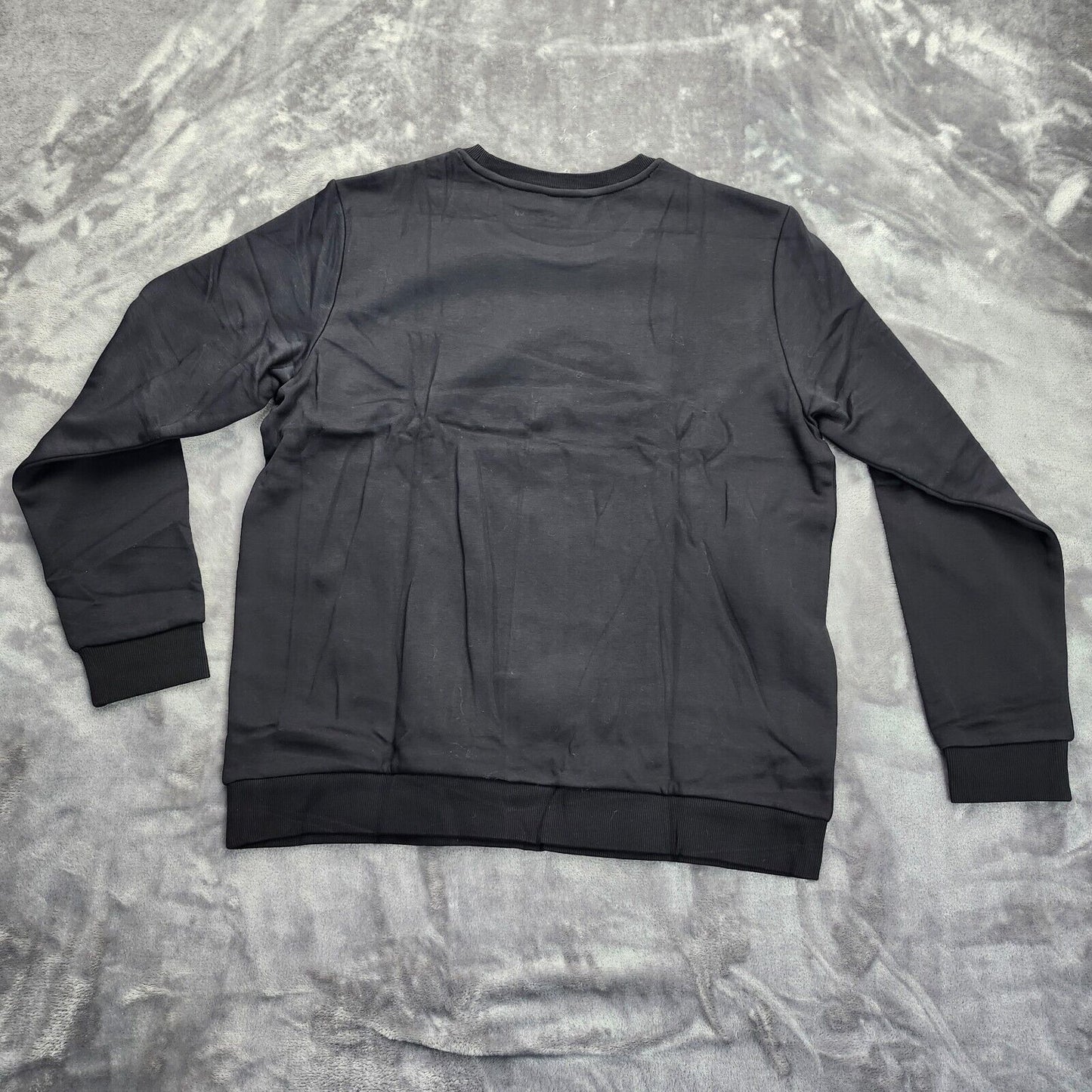 TACVASEN Women's Black Fleece Crewneck Pullover Sweatshirt XL