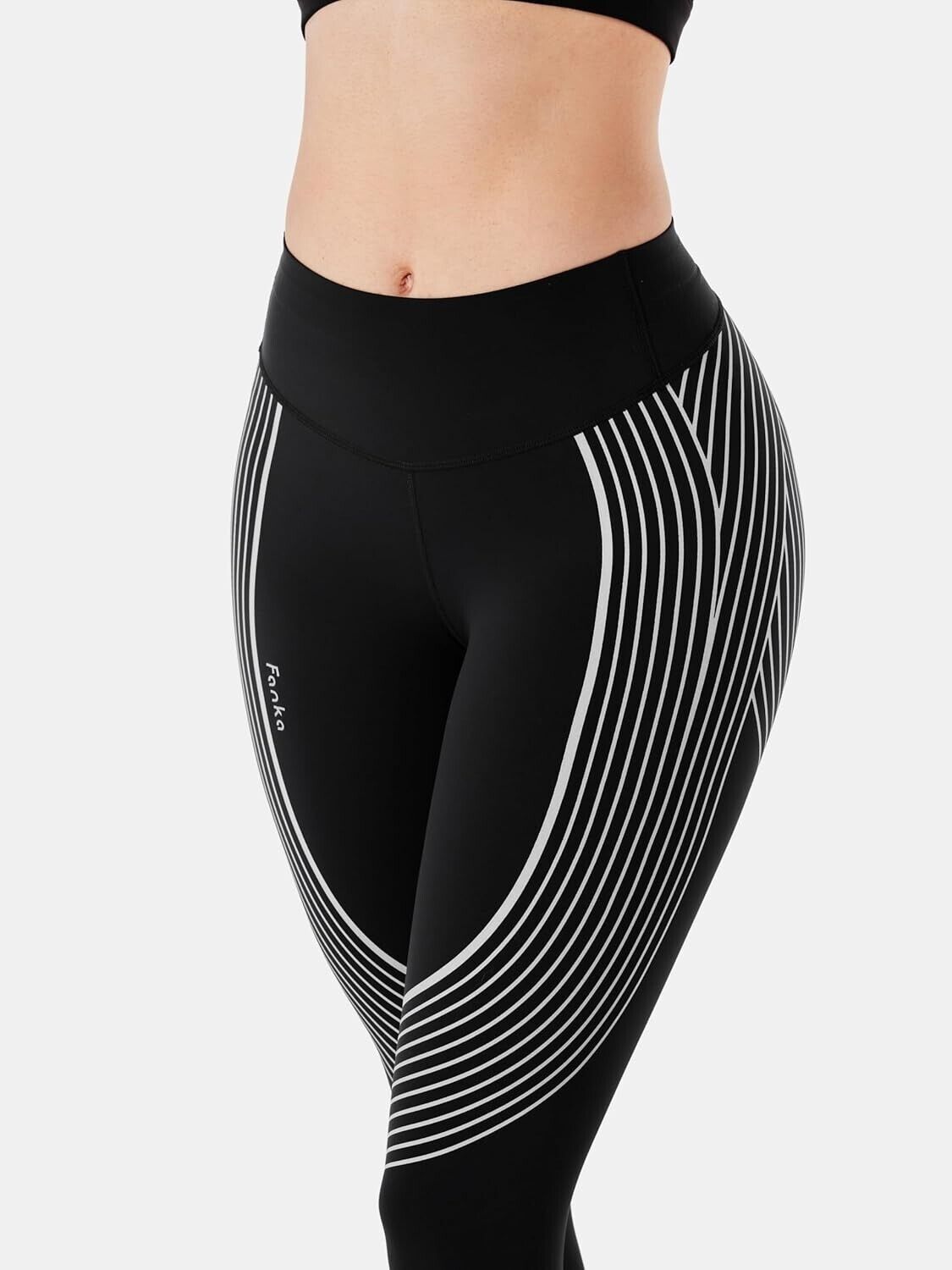 Fanka Body Sculpt Lift n Curve SpeedLine Leggings Radiant Black Medium