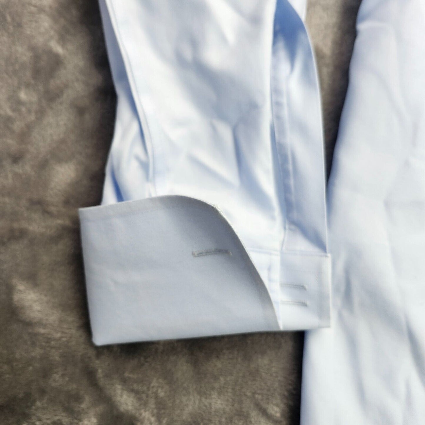 Charles Tyrwhitt Shirt Mens 15.5 34 Long Sleeve Blue Non Iron Dress Shirt