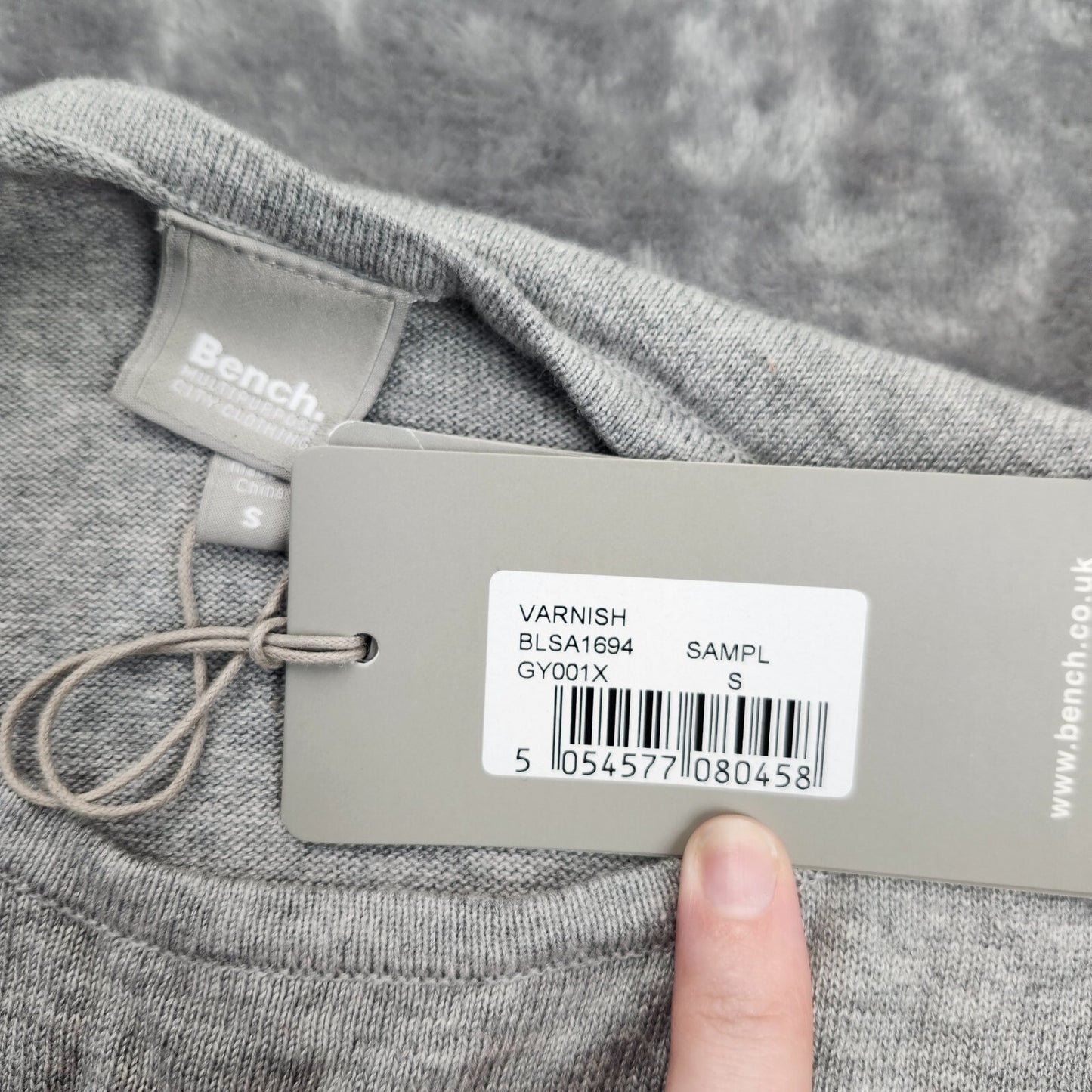 NWT Bench Urban Wear Womens T-shirt Dress Size Small Gray