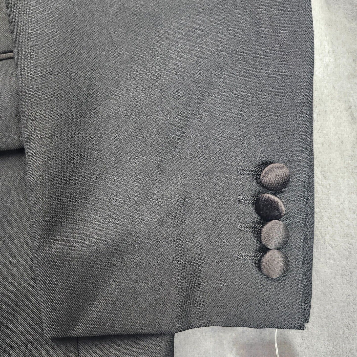 Alfani Men's Wool Blend Black Tuxedo Jacket Size 40R