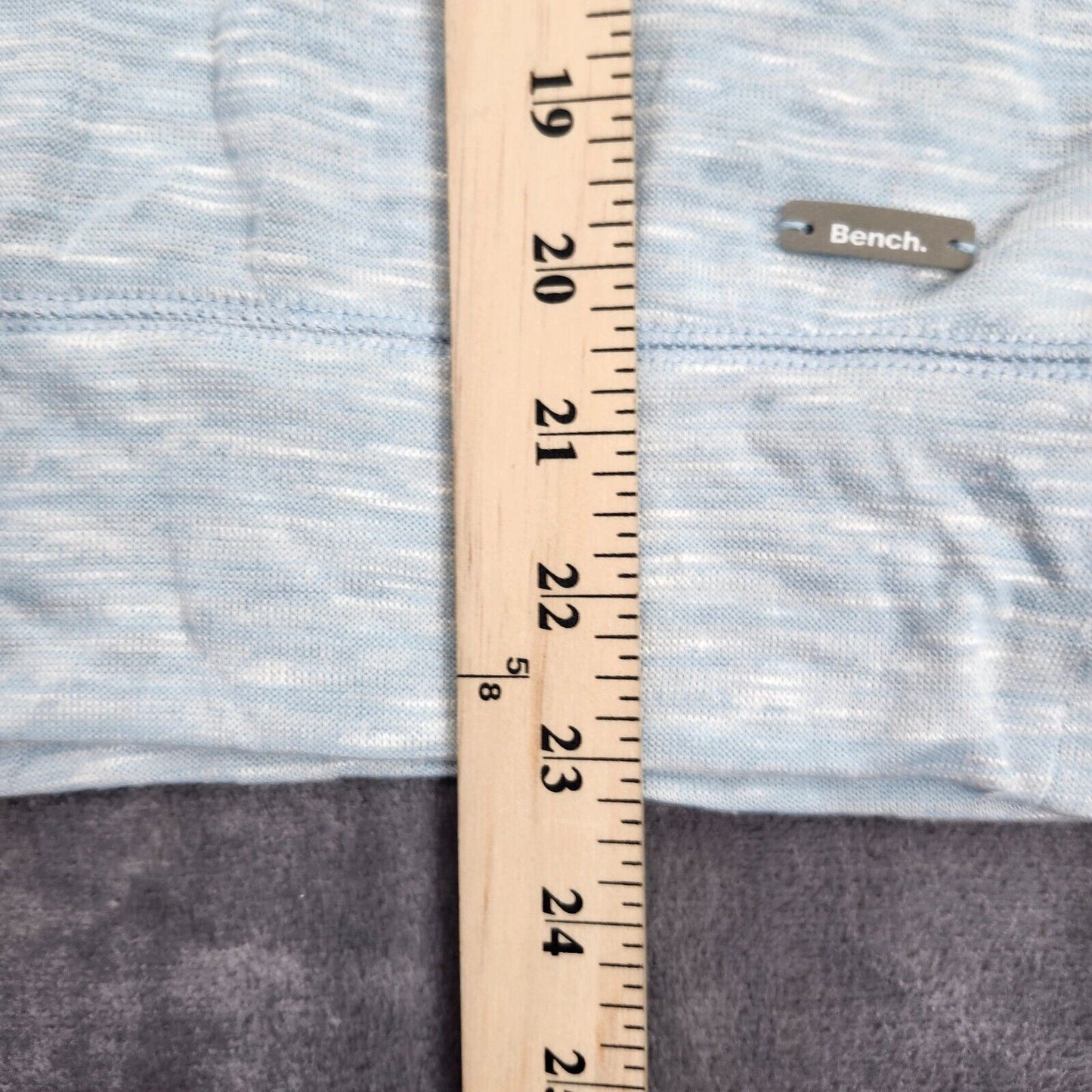 NWT Bench Urban Wear Womens 3-4 Sleeve Top Size Small Light Blue