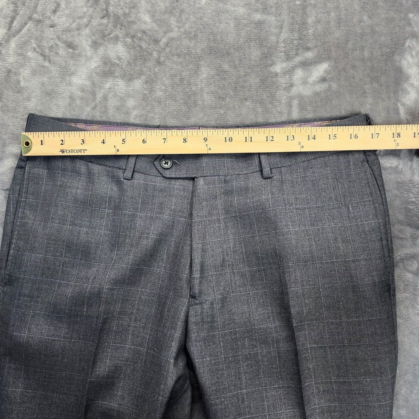 English Laundry Mens Dress Pants Gray Trousers size 40R 33W