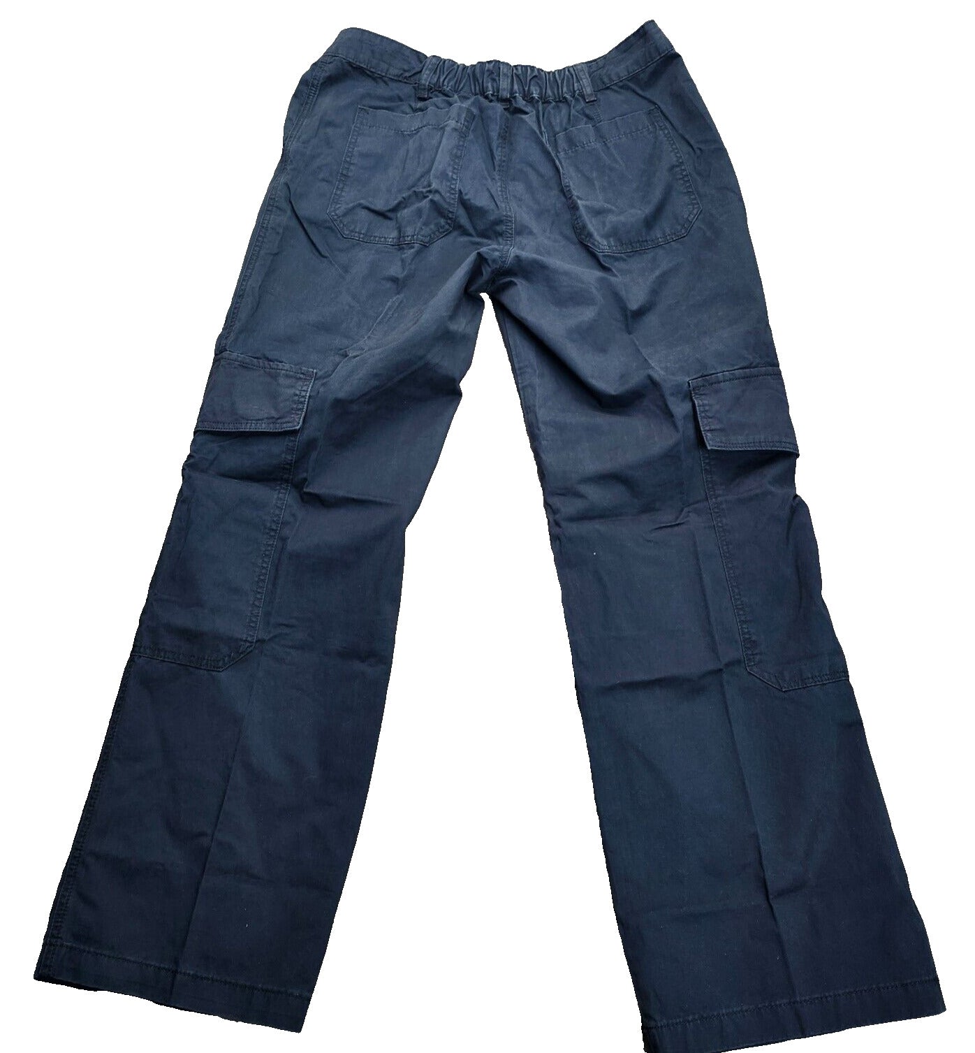 Flamingals Women's Dark Blue Bootcut Cargo Jeans Size XL