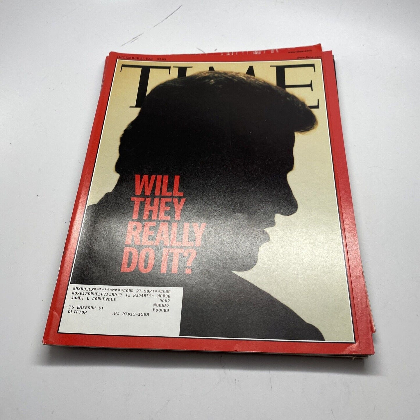 (4) Time Newsweek Magazine bundle - Bill Clinton Impeachment 1998 1999