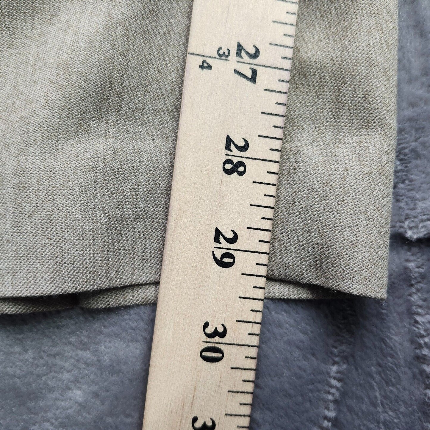 Tayion By Montee Holland Mens Classic-Fit Wool-Blend Dress Pants 44W x 30L