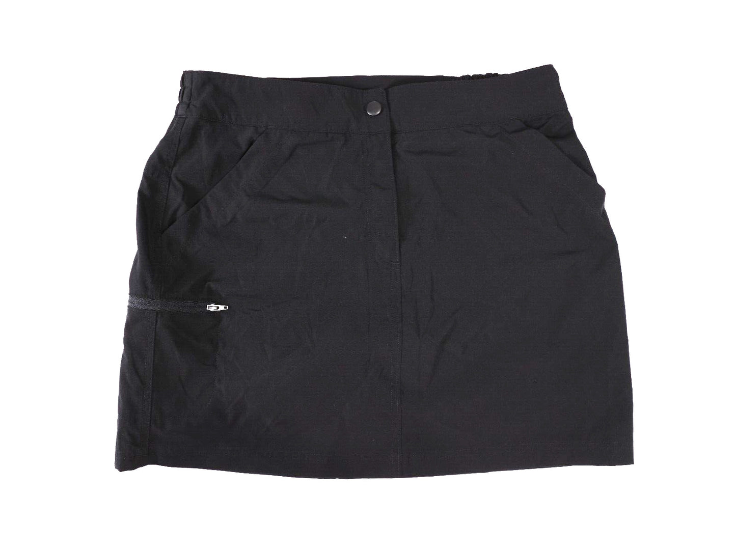 32 Degrees Cool Womens Skort Skirt Pull On Stretch Athletic Smoke Black MEDIUM