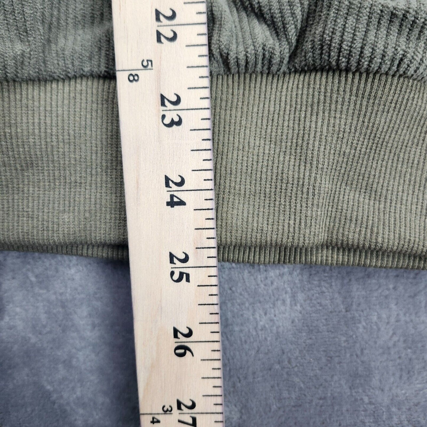 Olive Green Ribbed Loungewear / Sleepwear set unisex size Medium
