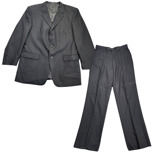 Tommy Hilfiger 100% Wool Suit Set Jacket Size 50 Long, 34 Waist