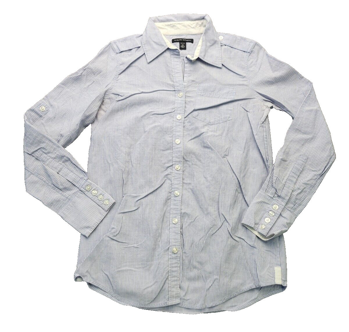 Banana Republic womens button up dress shirt Petite XS