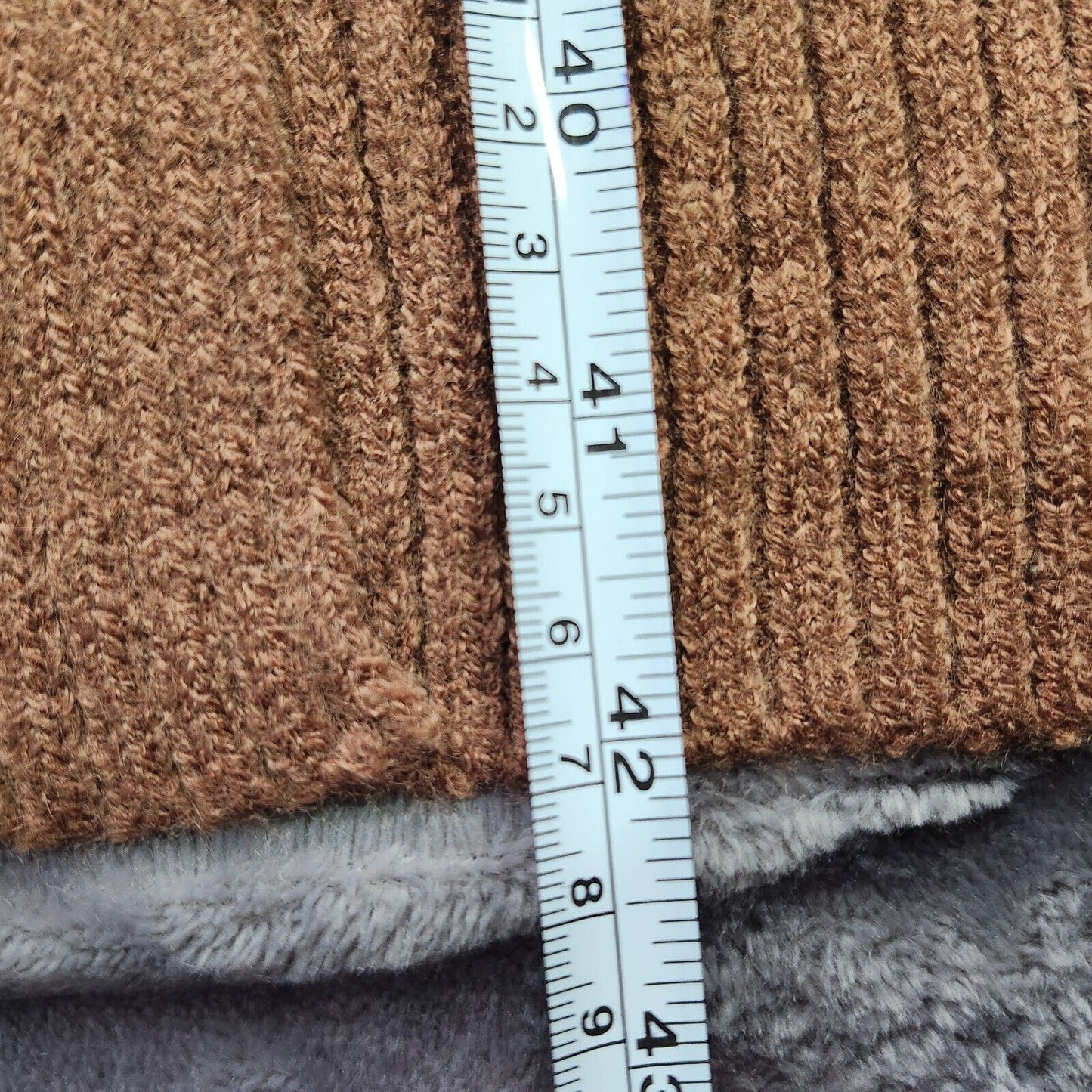 CIDER Womens Knit Solid Cami Split Midi Dress & Shrug Brown XL