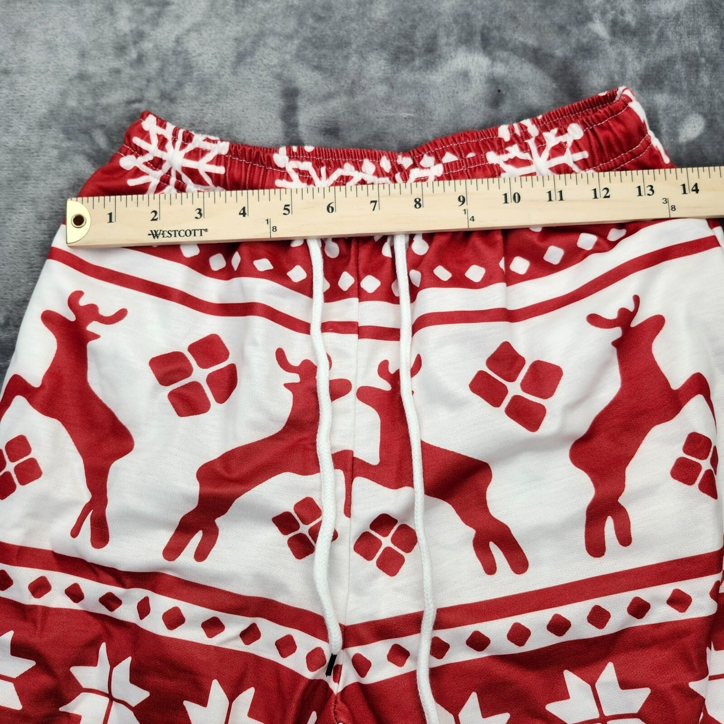 Christmas Sweatpants for Women Lounge Joggers Fleece Pants with Pockets Warm Med