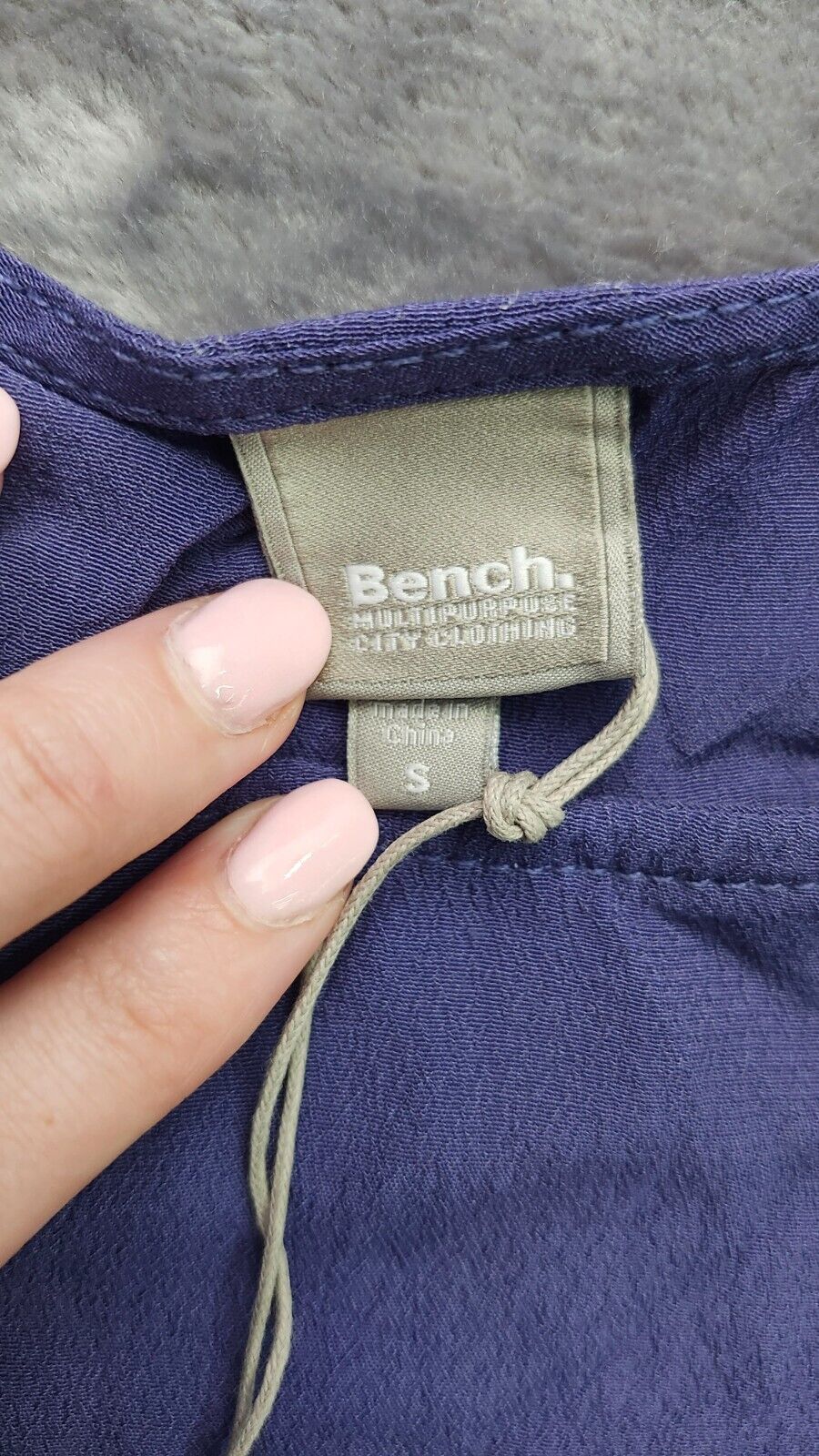 Bench Urban Wear Womens T-Shirt Size Crop Small Blue