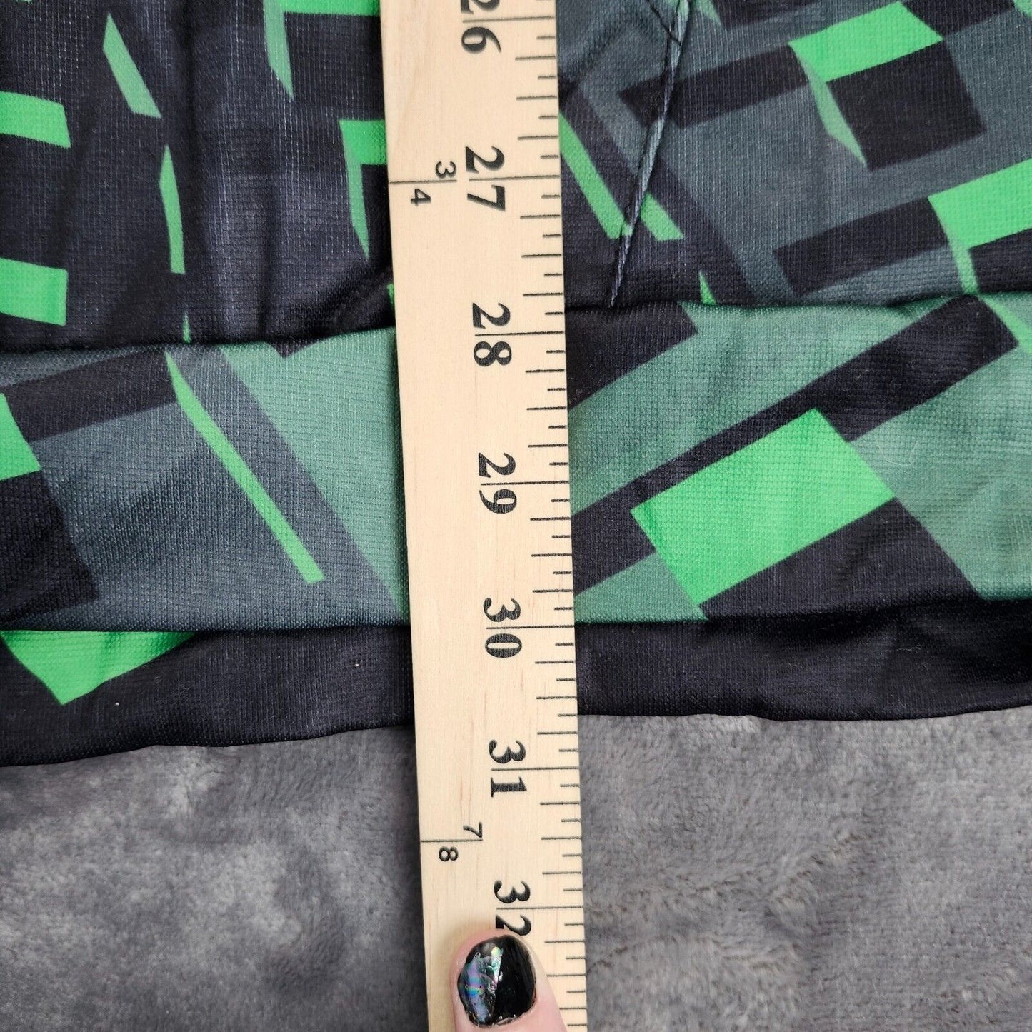 Men’s Block 3D Printing Hoodie Sweatshirt, Unisex Pullover Hoodie Green 3XL