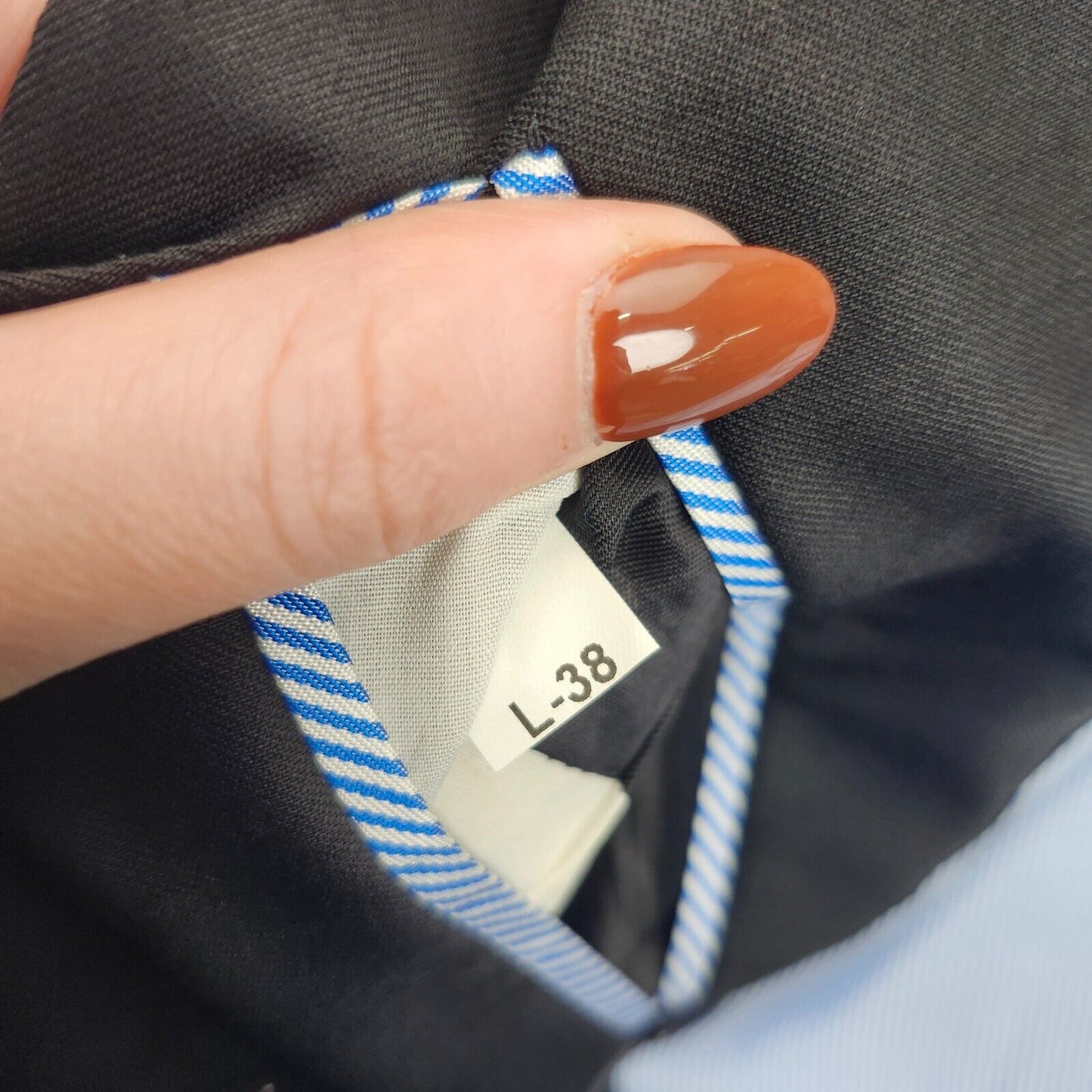 NWoT Tommy Hilfiger 100% Wool Mens Suit Jacket Single Breasted Two Button 38L