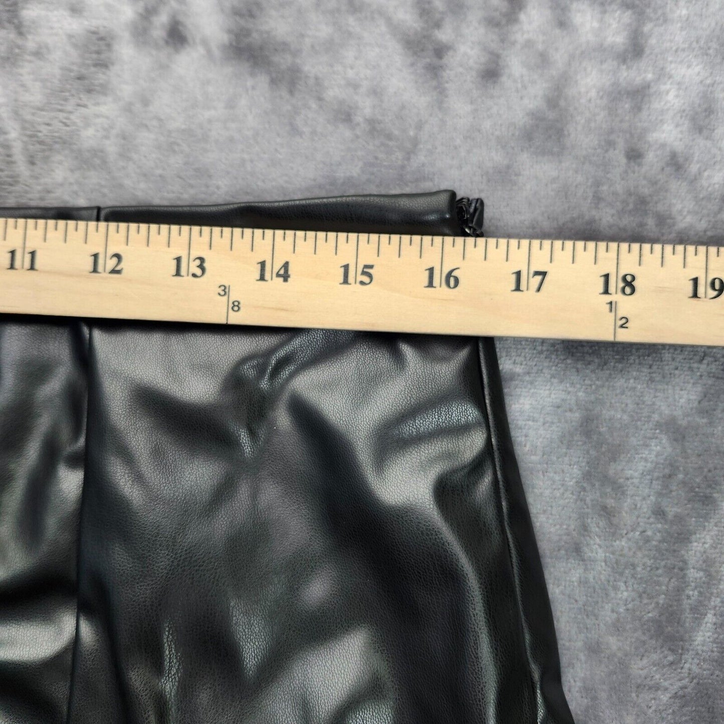 CUPSHE Womens Faux Leather Mini Skort Size XL