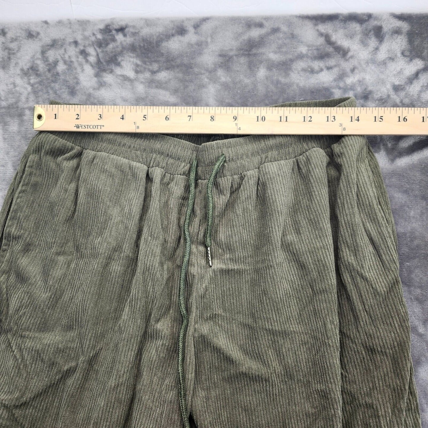 Olive Green Ribbed Loungewear / Sleepwear set unisex size Medium