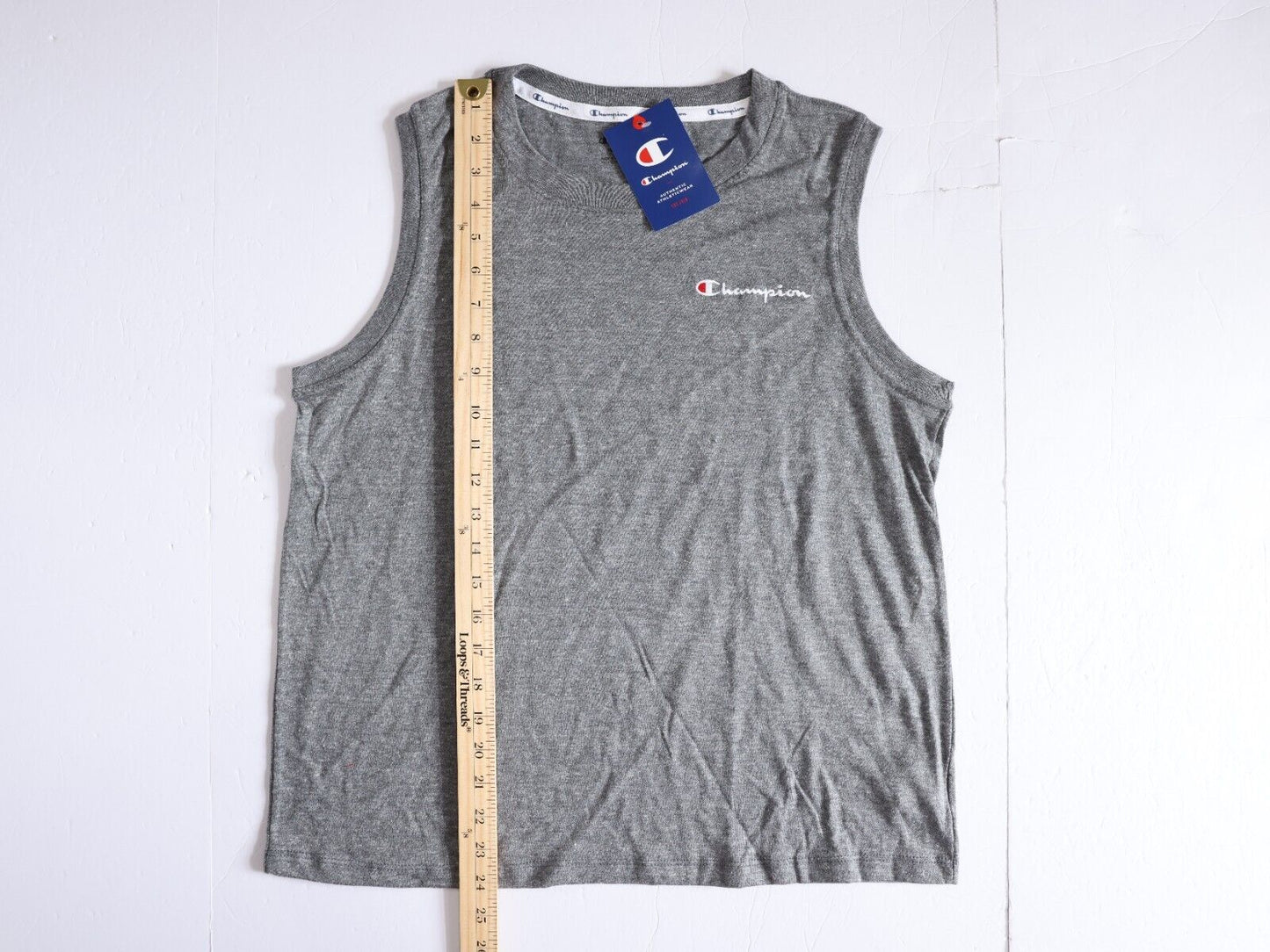 Champion Gray Powerblend Relaxed Muscle Tank Women's Size Large