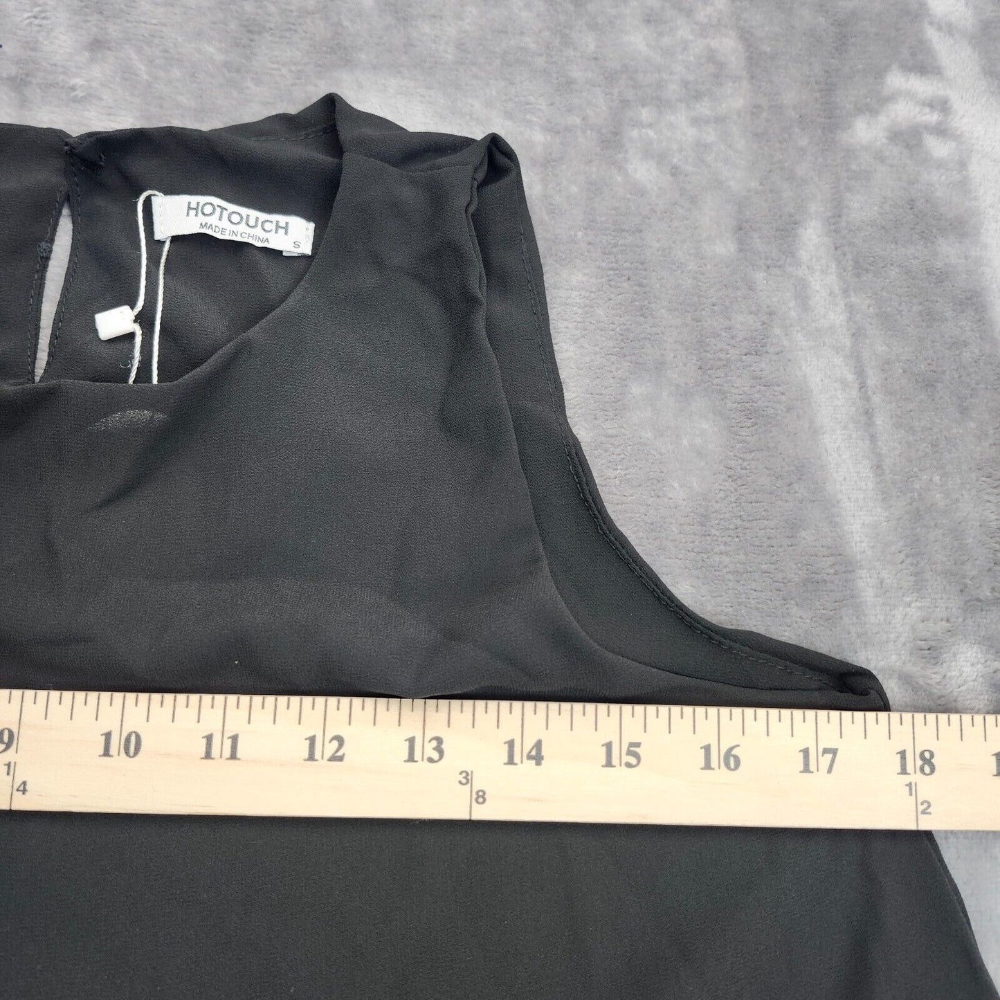 Womens Flowy Black Tanktop Size Small