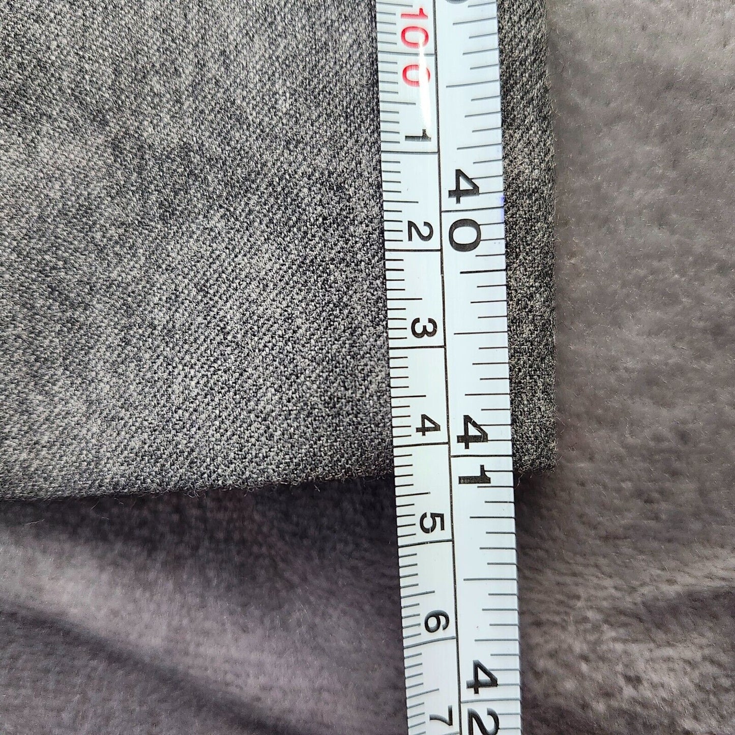 Tayion By Montee Holland Mens Classic-Fit Wool-Blend Dress Pants 42W x 30L Grey