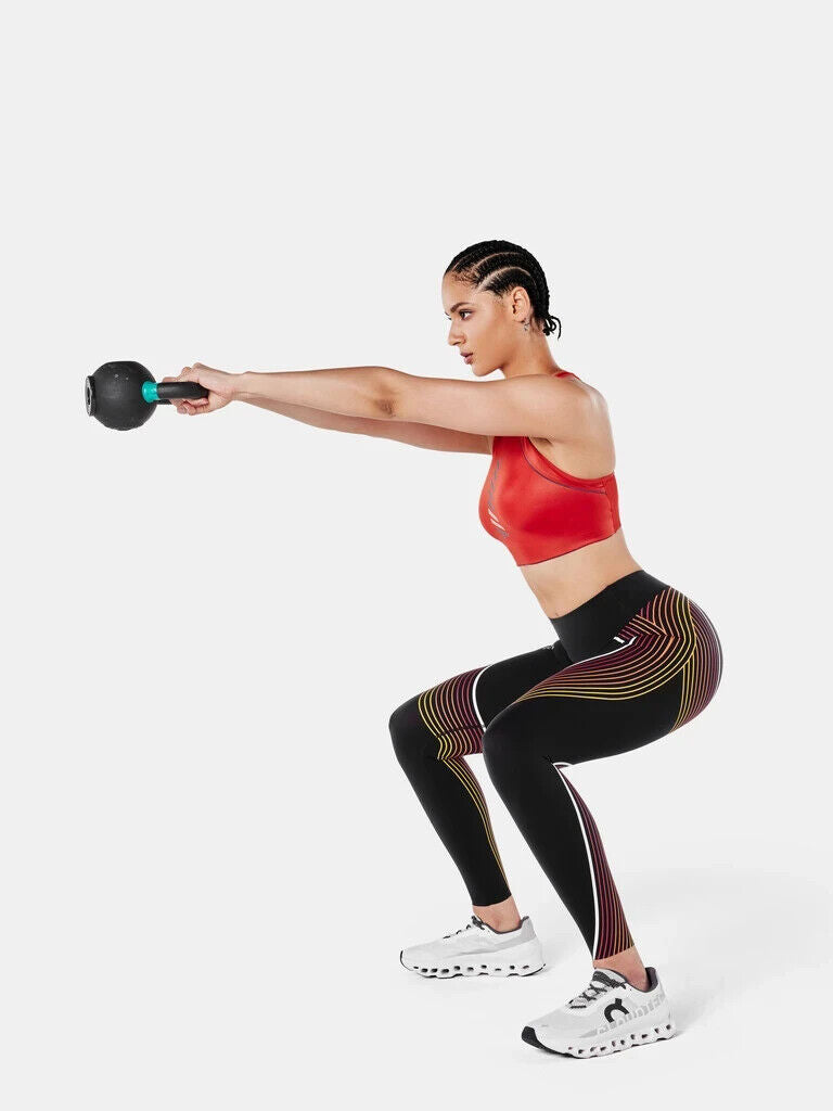 Fanka Body Sculpt Lift n Curve SpeedLine Leggings Radiant Sunbow Large