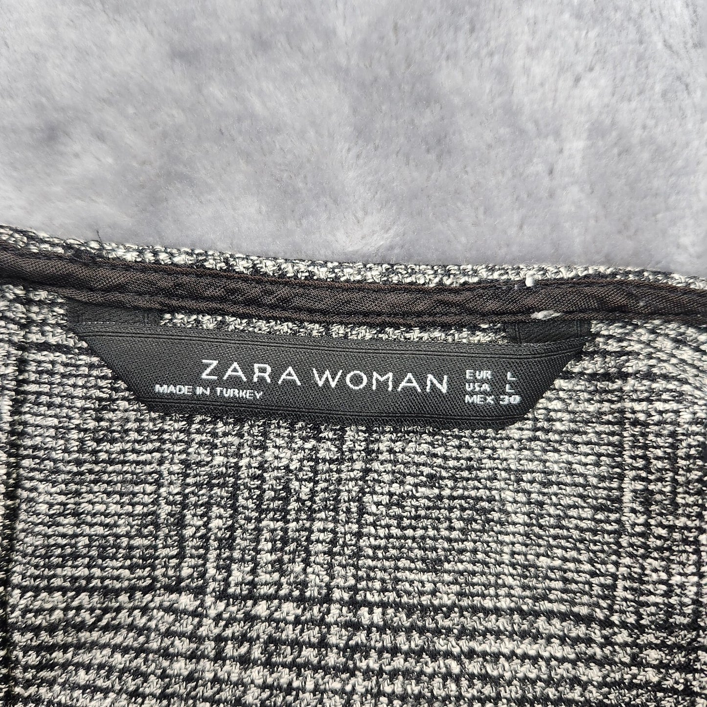 Zara Women's Knee Length Short Sleeve Shift Dresses for Women Large