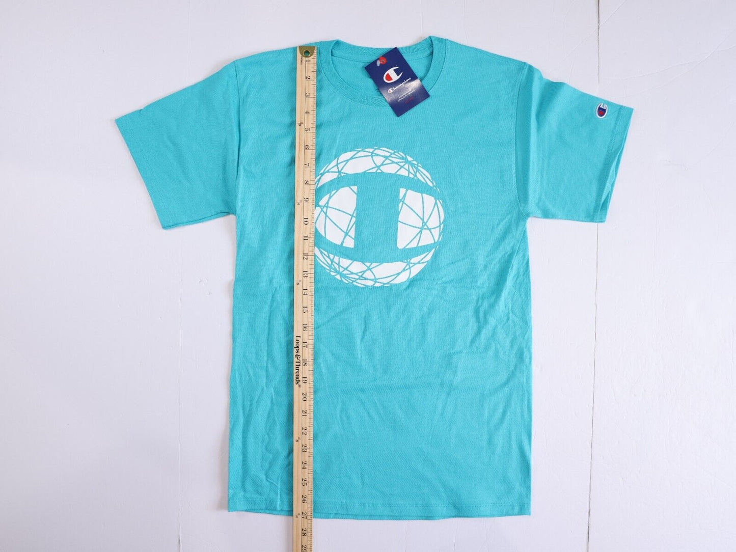 CHAMPION AUTHENTIC ACTIVEWEAR T Shirt Mens Sz small teal