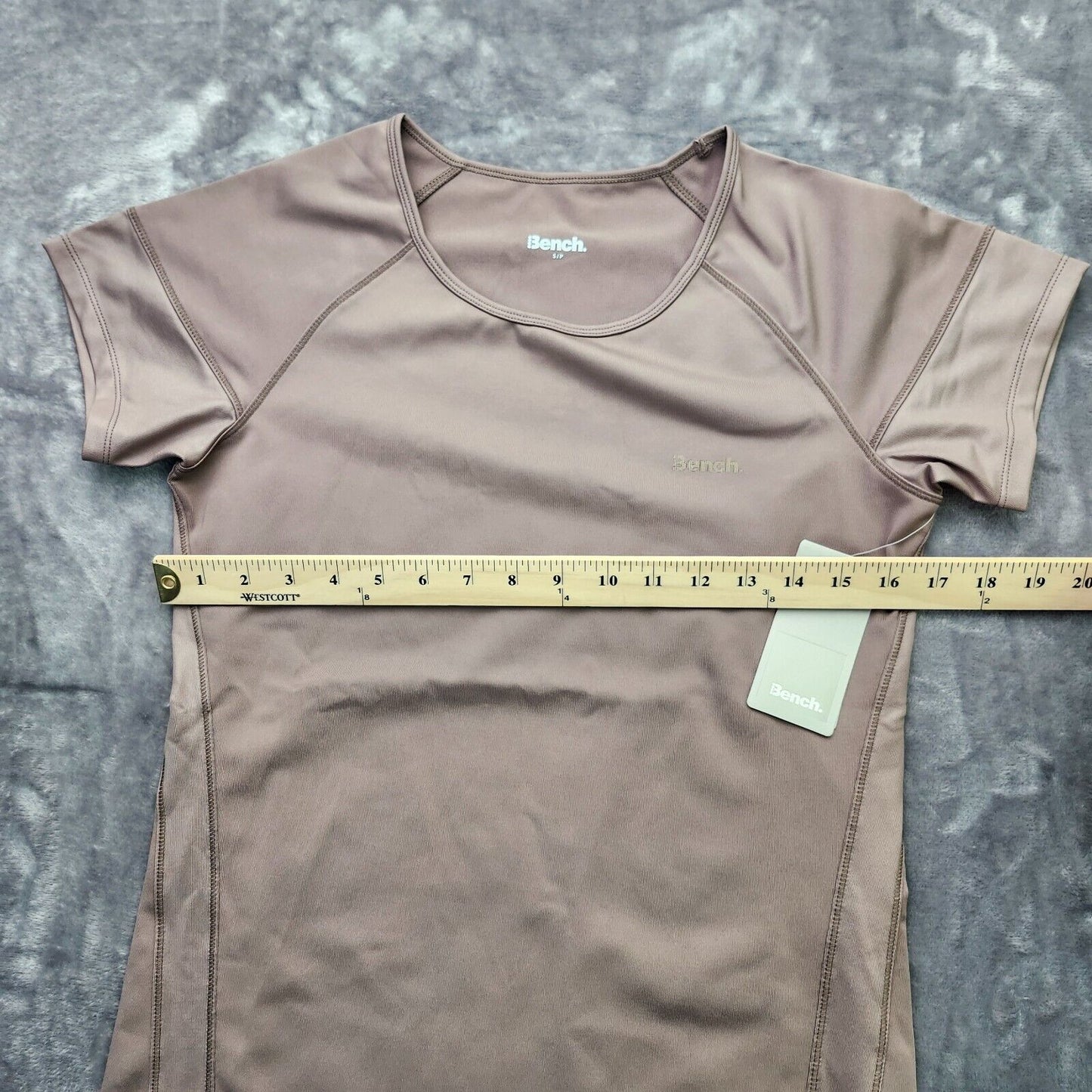 Bench Urban Wear Womens Brown Athletic T-Shirt Size Small