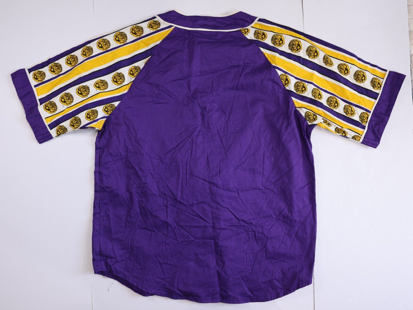 Officially Licensed LSU Button Down Jersey Sportswear Size M