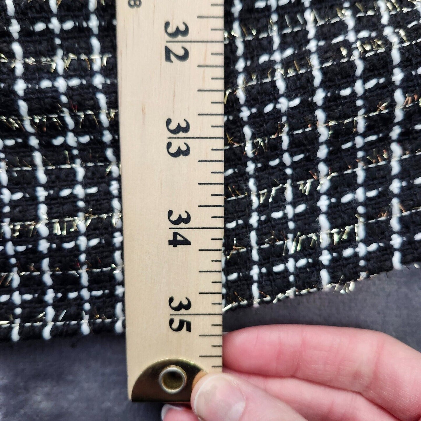 Cider Tweed Square Neckline Black & White Mini Dress Size 1XL NWT