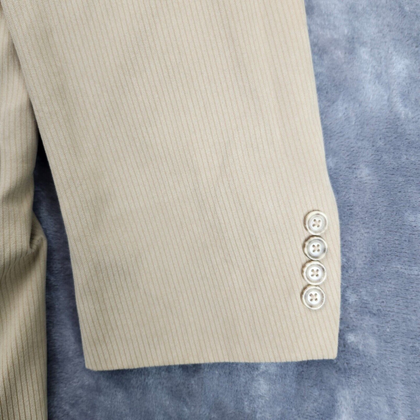NWT JNY Jones New York Men's 48 Long Suit Coat Style Adler Tan Notch Lapel