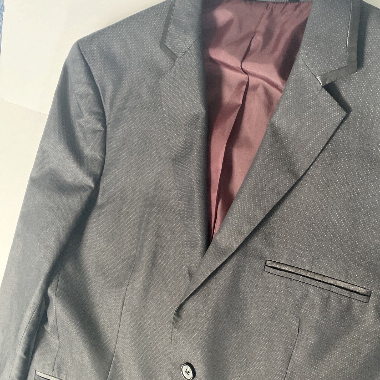 Alfani Mens Black Jacket SLIM FIT TUXEDO Blazer Jacket Coat (M 39-41)