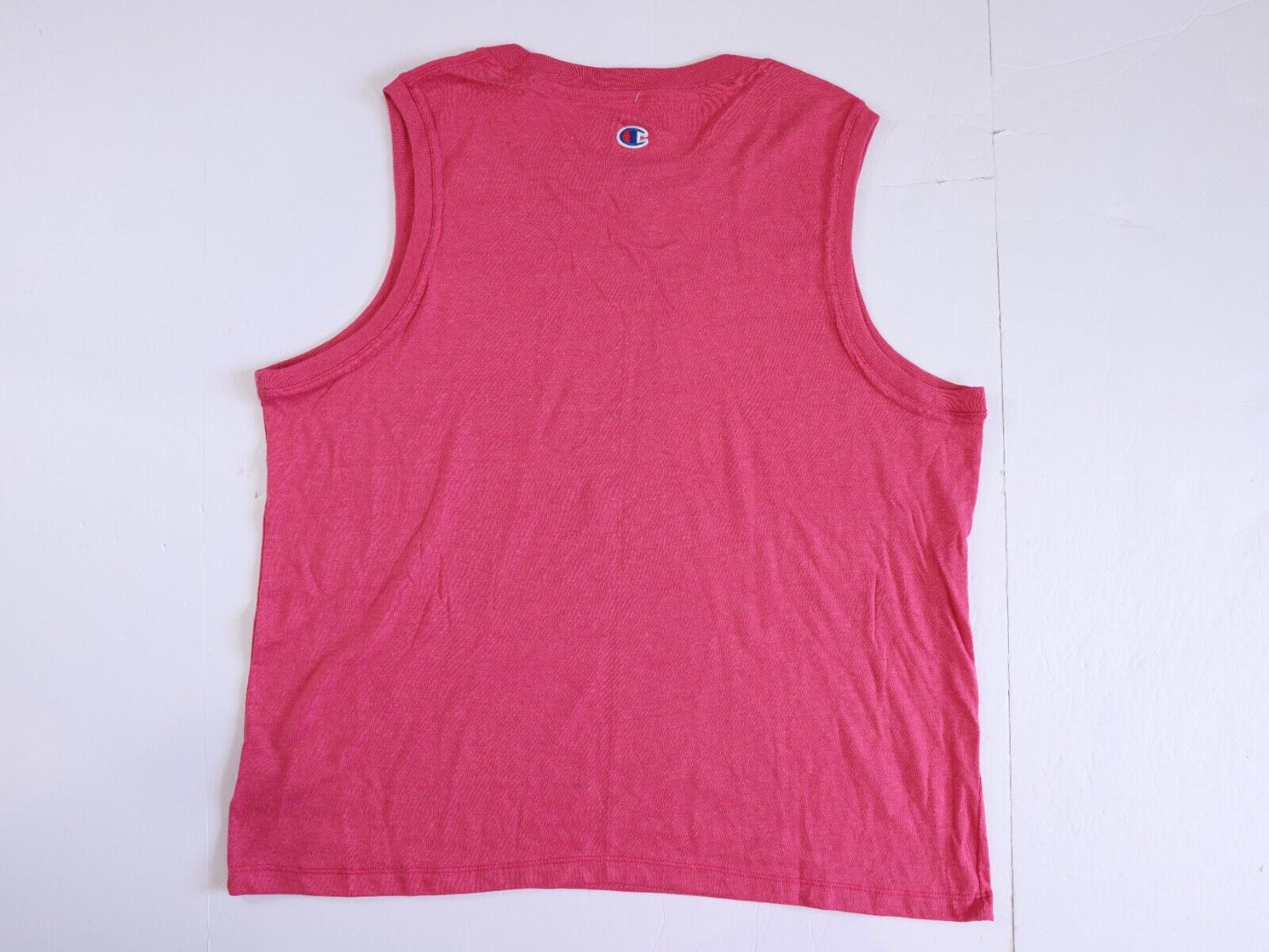 Champion Tank Top Women's Sleeveless T-shirt Pink Peach Size XL