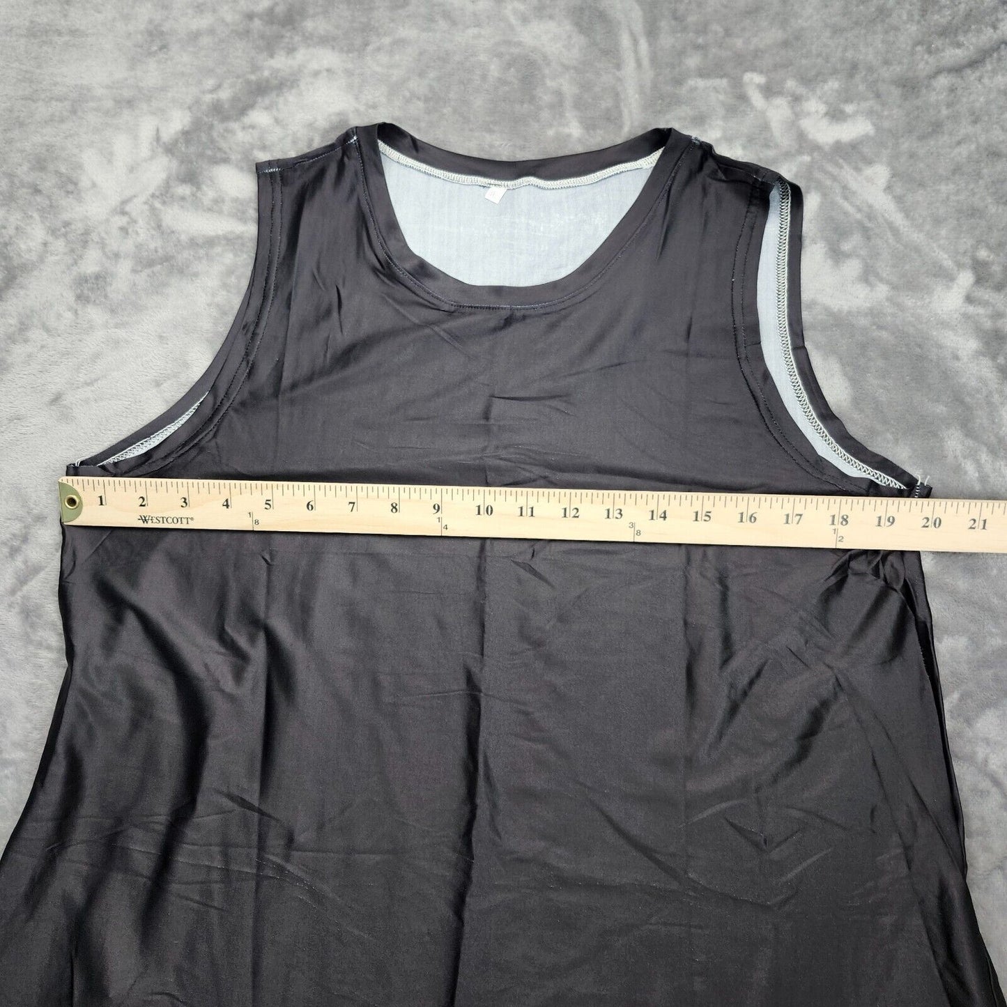 Womens Black Summer Dress Sleeveless A-Line Floral 3XL