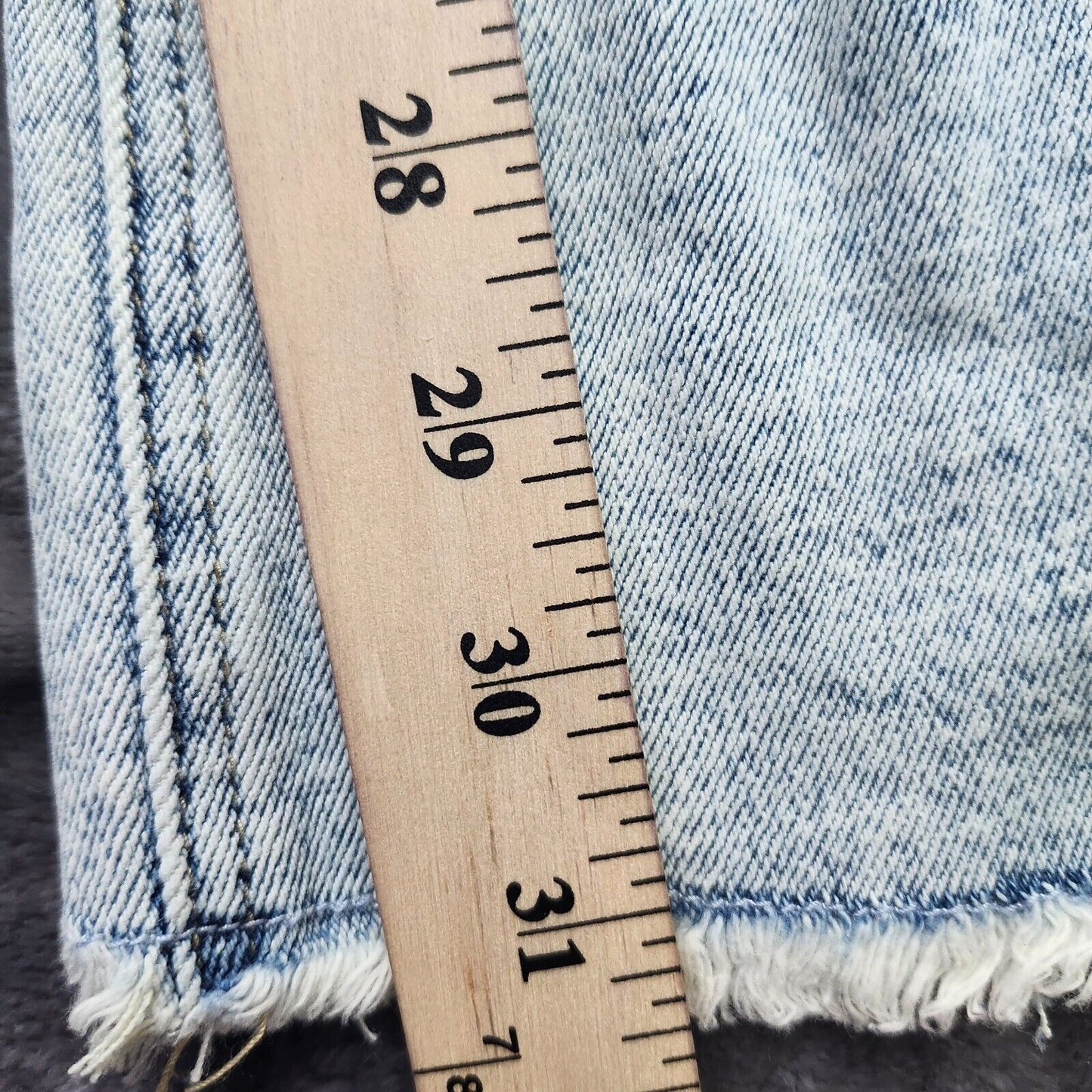 NWT Flamingals Women's Bootcut Ripped Light Blue Jeans Size Medium