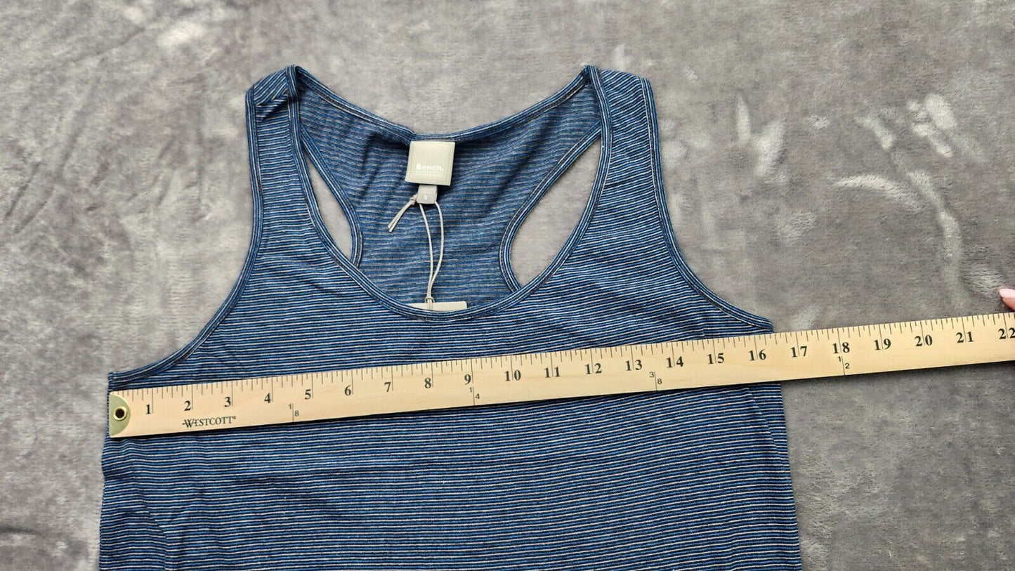 Bench Urban Wear Womens Racerback Tank Top Size Small Blue