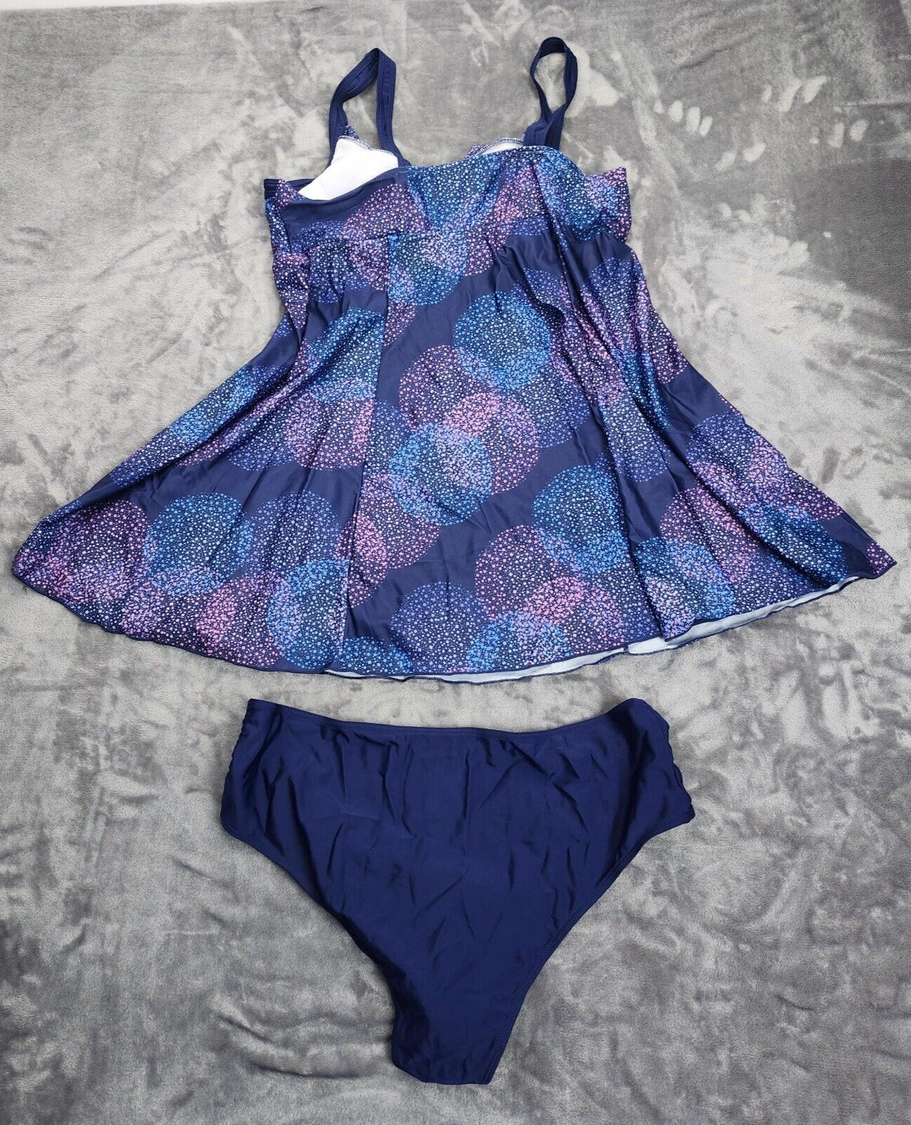 Womens Swimsuit Shorts Backless Two Piece Beach Wear 2XL